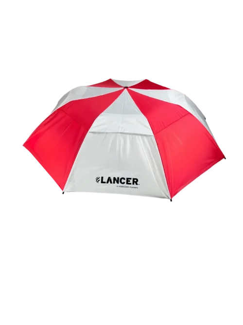 White and Red Umbrella