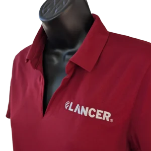 Women's Red Nike Polo_Left Chest Red Nike Women's Polo